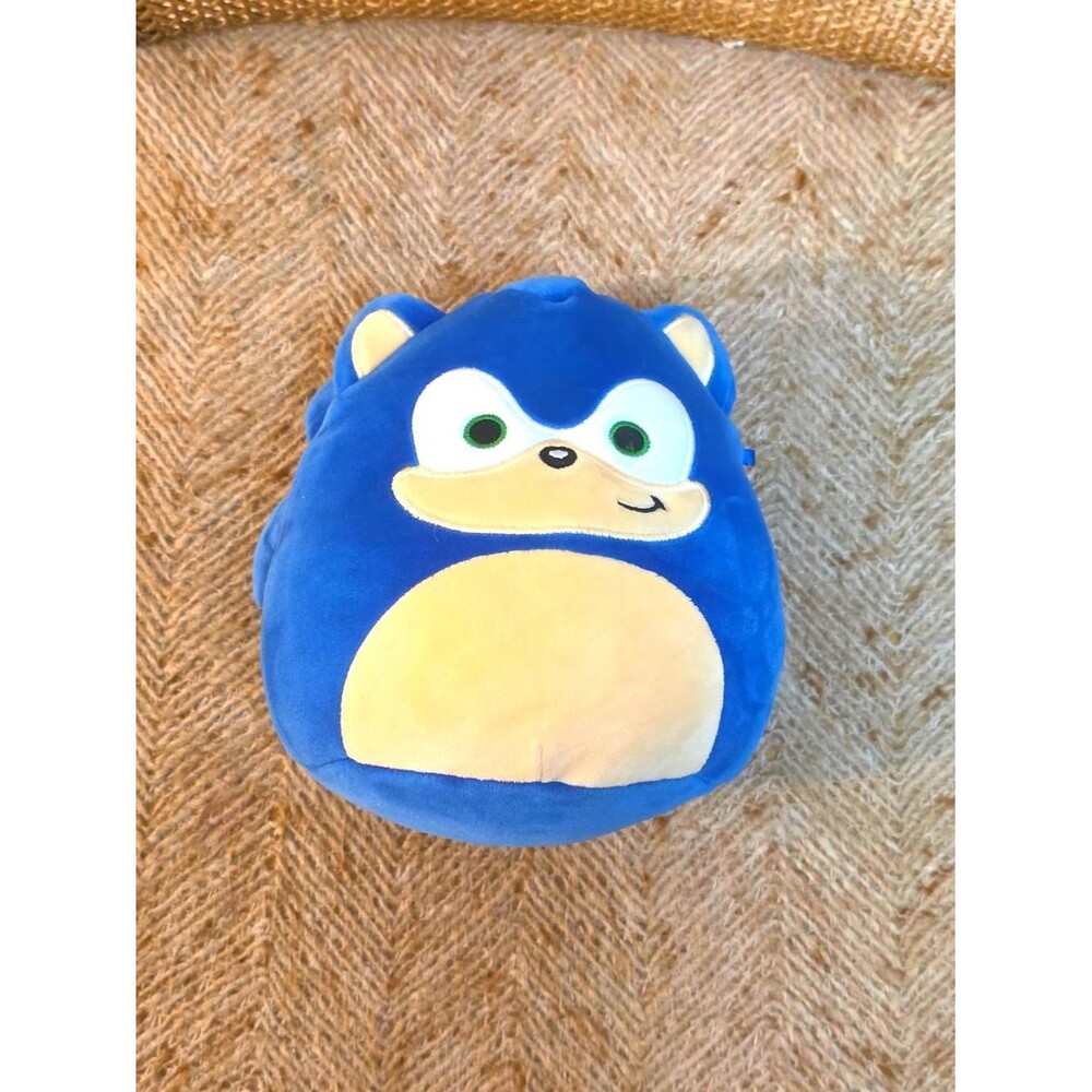 Squishmallows Sonic the Hedgehog 8" Plush Toy (SEGA) – Excellent Condition!